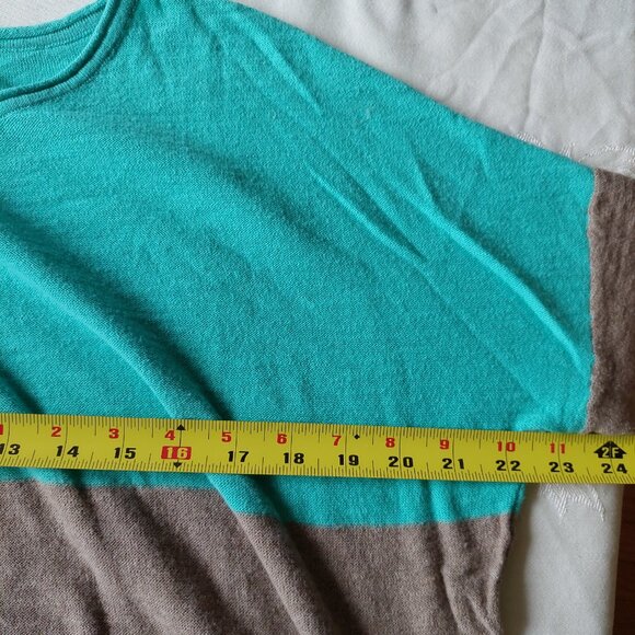 Banana Republic Color-Block Sweater Women's Oversize S. - Picture 5 of 9